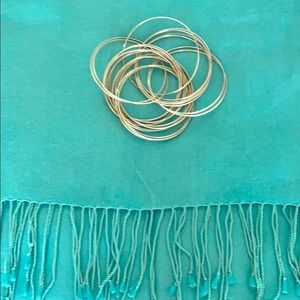 Silpada 21 Interlocking Sterling Silver Bangles!!